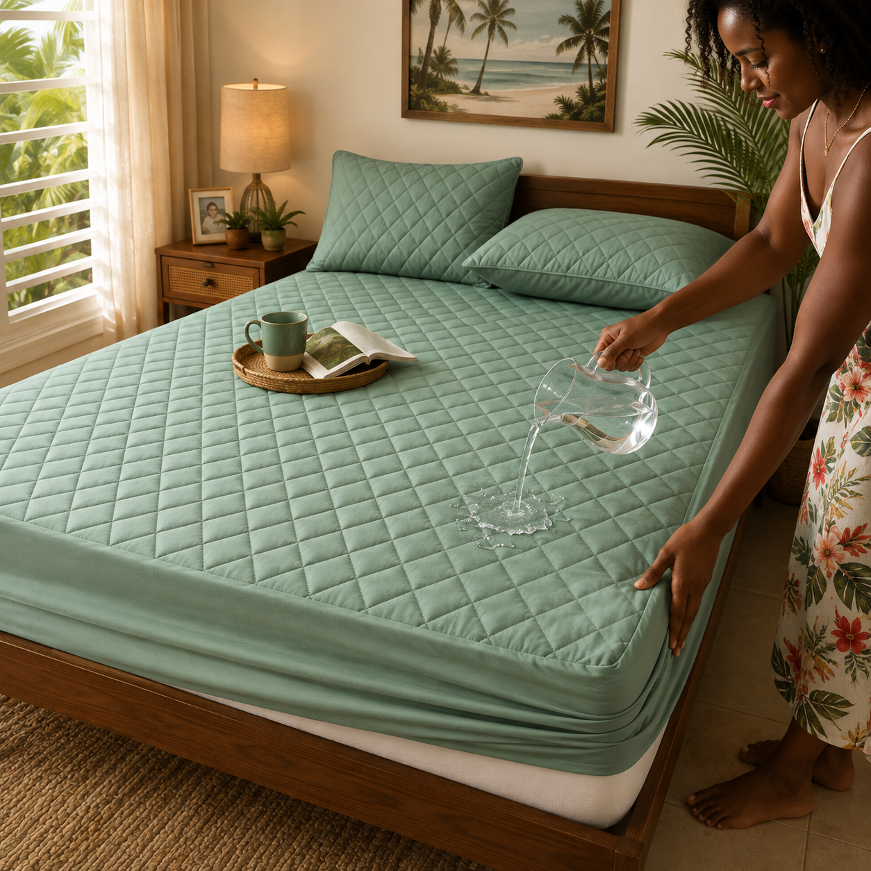 Thick Quilted Deep Pocket Waterproof Mattress Protector