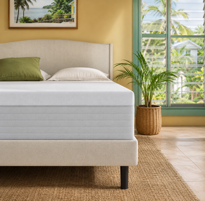 Green Tea Infused Memory Foam Mattress – Pressure-Relieving Comfort & Refreshing Sleep