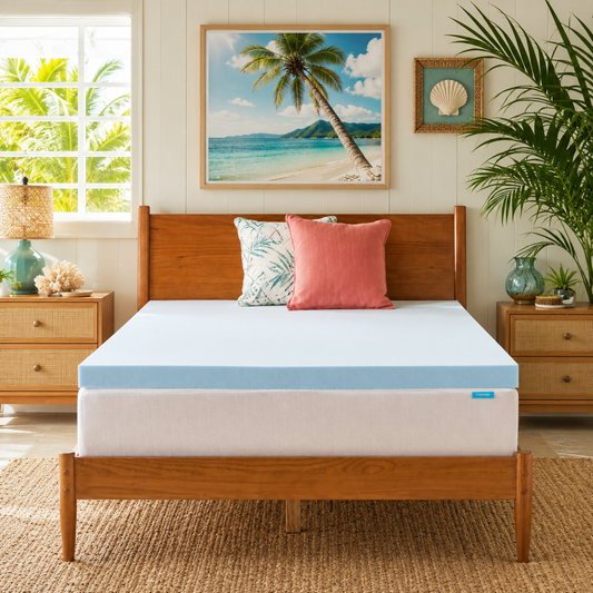 Memory Foam Mattress Topper – Pressure-Relieving Comfort & Enhanced Sleep Support