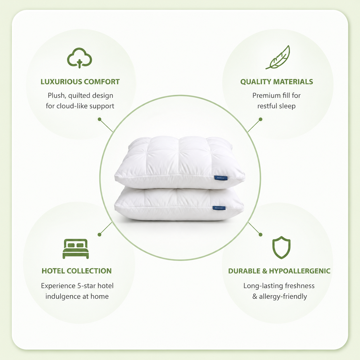 Hypoallergenic Comfort Pillow