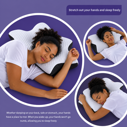 Orthopedic Neck Relief Butterfly Pillow – Ergonomic Pain Support